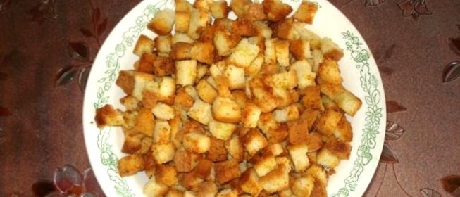 Домашние сухарики