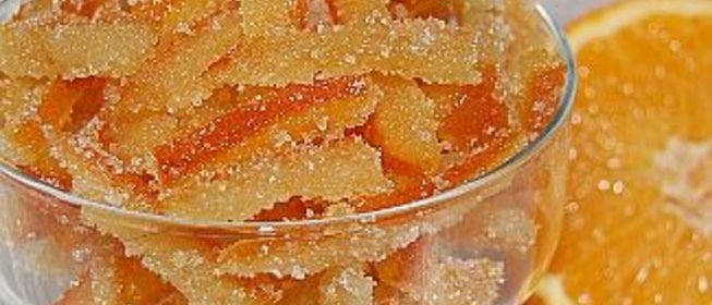 Цукаты из апельсиновых корочек