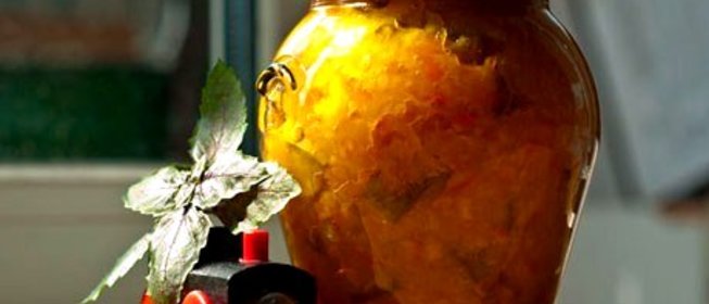 Варенье из кабачков и апельсинов