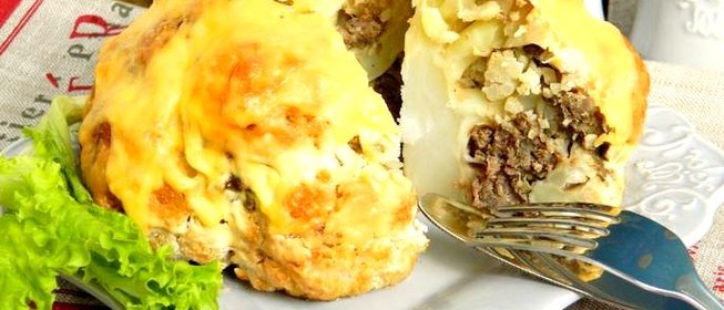 Фаршированная цветная капуста