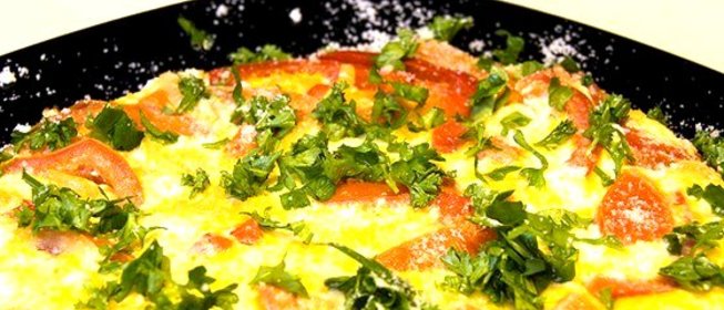 Разноцветный омлет