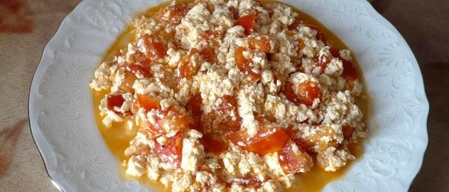 Омлет без яиц из тофу