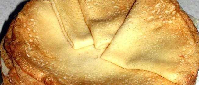 Блины из пшеничной муки