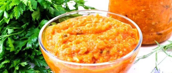 Кабачковая икра с морковкой