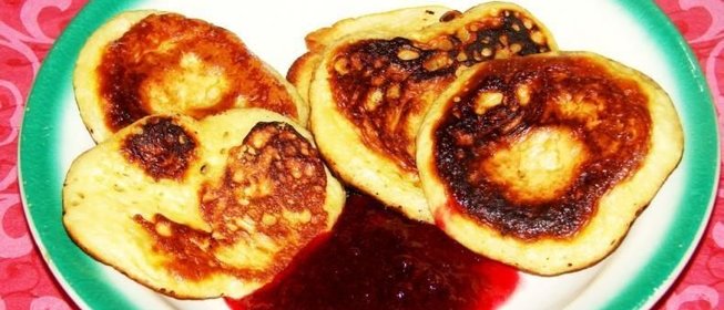 Оладьи на кислом молоке