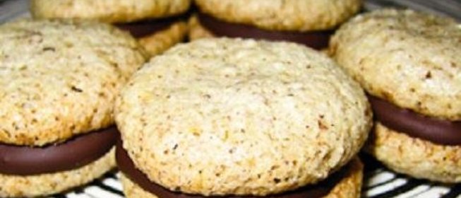 Ореховое печенье с шоколадом