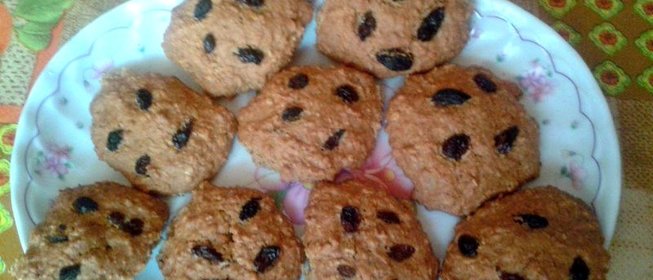 Овсяно-имбирное печенье