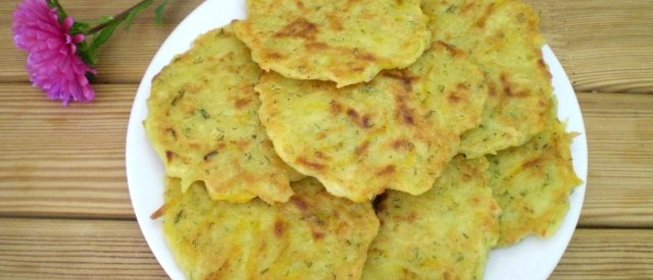 Драники из тыквы