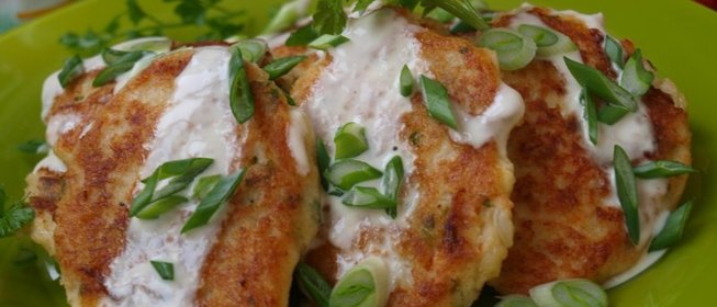 Оладьи из цветной капусты с паприкой