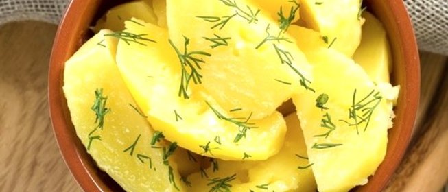 Картофель с укропом