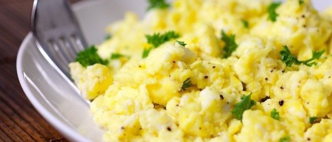 Омлет с зеленью