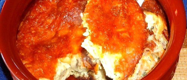 Запеканка из пельменей