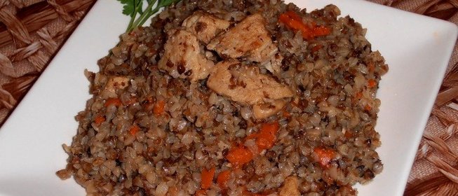 Каша гречневая с мясом