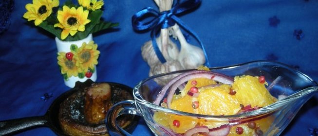 Пикантная сальса из апельсинов