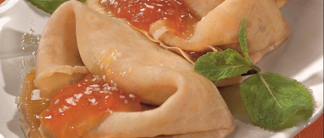 Блинчики с творожной начинкой