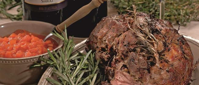 Жиго ягненка с томатным джемом