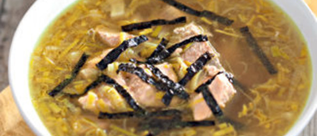 Легкий рыбный суп