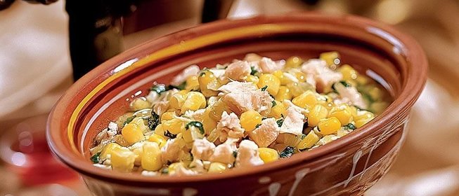 Сладкий куриный суп