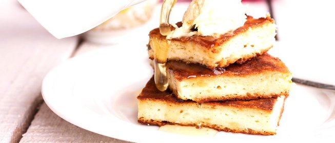 Сладкая творожная запеканка