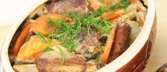 Говядина с грибами