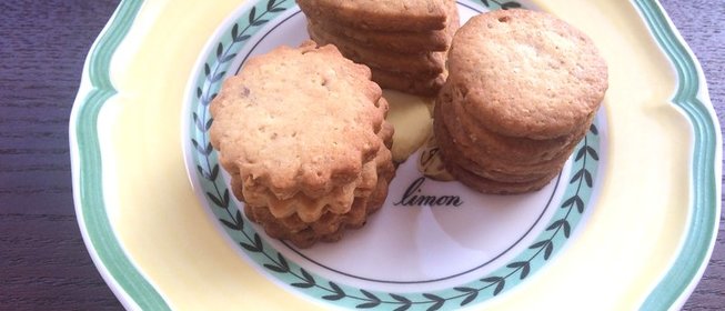 Печенье с грецким орехом