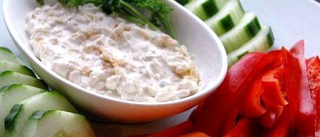 Соус из голубого сыра и шалота