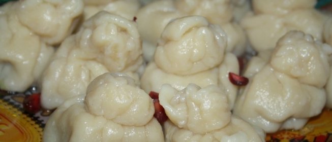 Хинкали с телятиной и бараниной