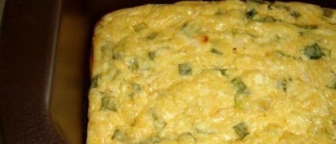 Запеканка из лаваша с сыром и зеленью