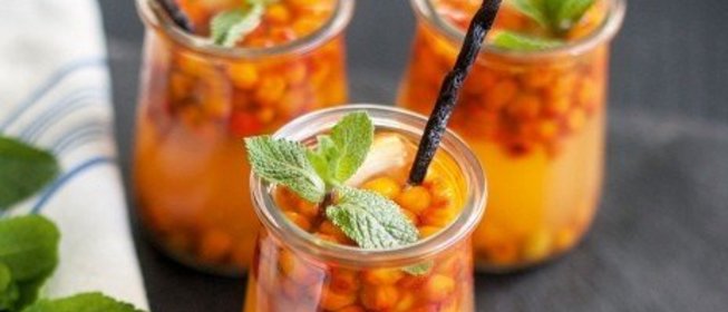 Горячий облепиховый коктейль