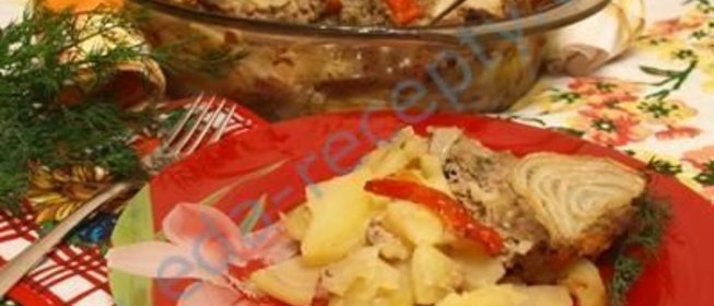 Тавая - картофельная запеканка с фаршем