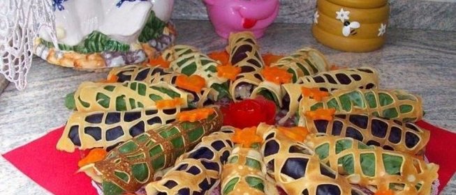 Блины на праздничный стол