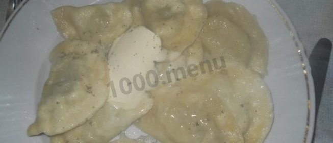 Вареники с картошкой и печенкой