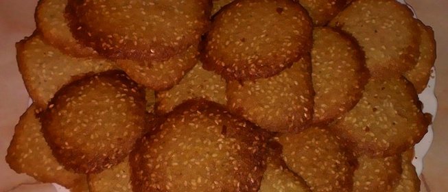 Печенье с кунжутом