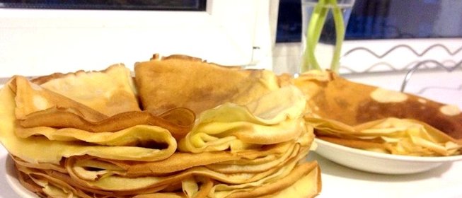 Лимонные блинчики