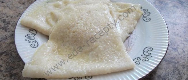 Белые блины