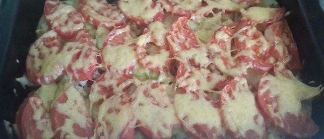 Запеканка с кабачками