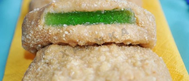 Печенье с мармеладом без выпечки