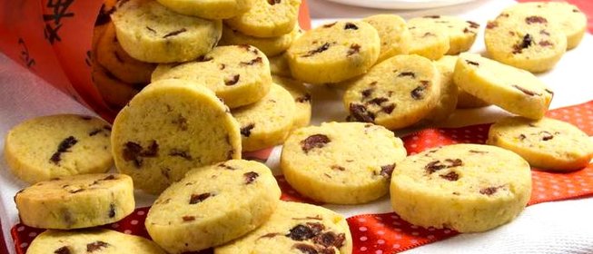 Печенье с сушёной клюквой