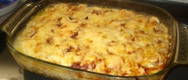 Пельмени, запеченные с сыром