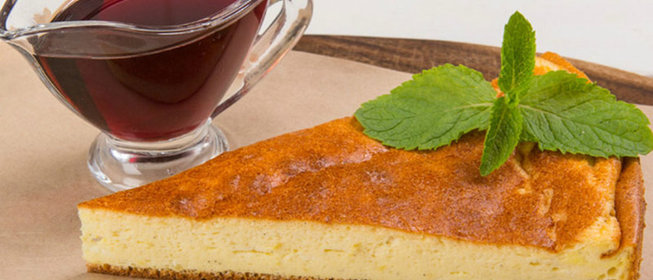 Диетическая творожная запеканка