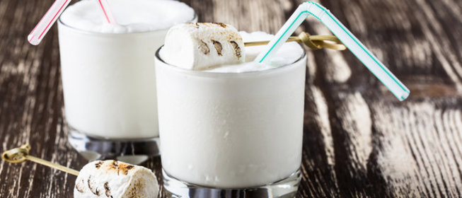 Имбирный молочный коктейль