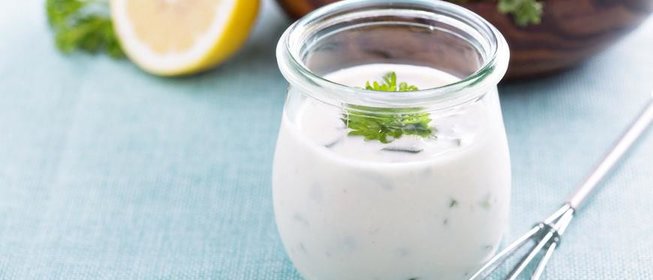 Лимонно-йогуртовый соус к рыбе