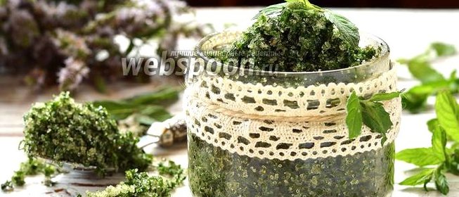 Мятный сахар на зиму