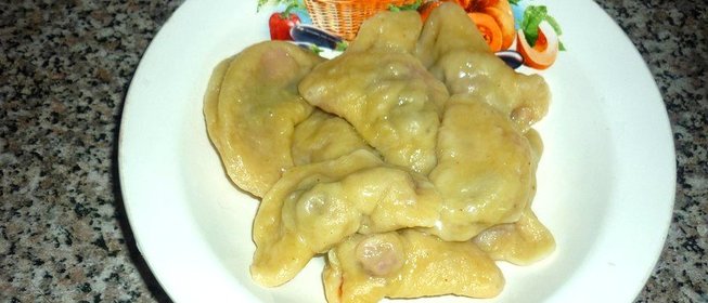 Вареники с вишней и шелковицей