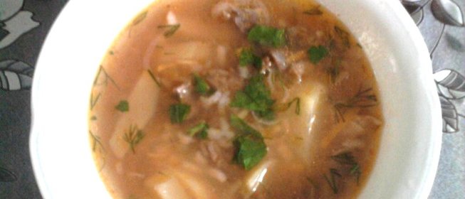 Суп харчо из баранины