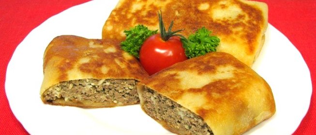 Блины, фаршированные печенью