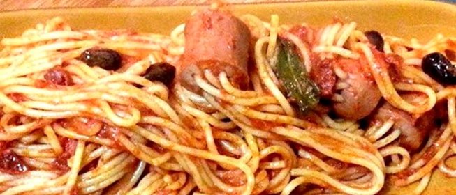 Соус для макарон с сосиской