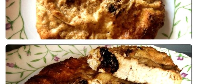 Творожная запеканка с черносливом