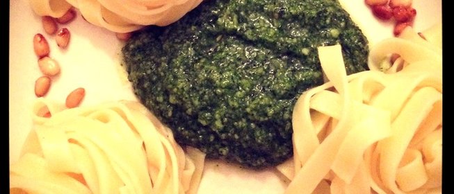 Тальятелле аль песто