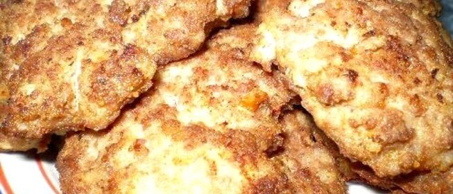 Оладьи из свинины